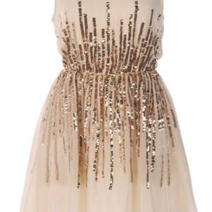 Sparkling Gold Dress YA Los Angeles. Excellent Condition 
Size S
#728